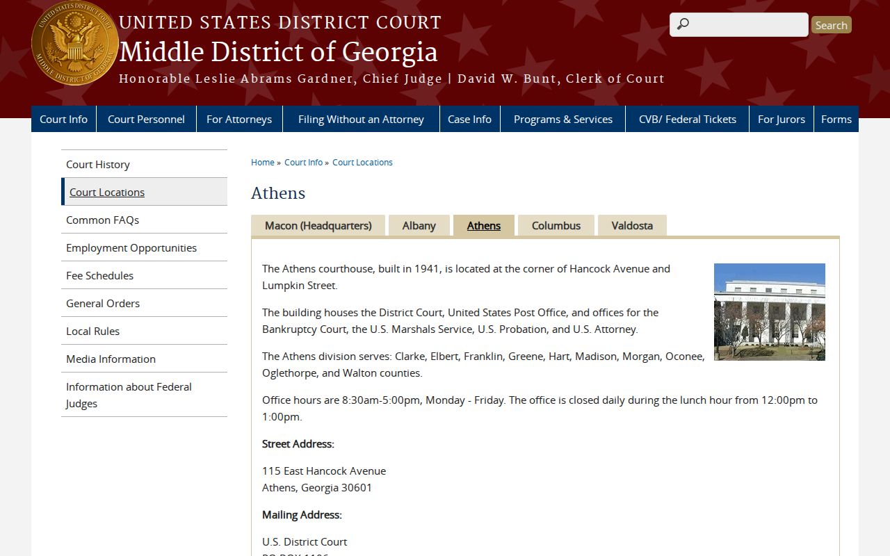 Greene County civil court docket Athens federal division