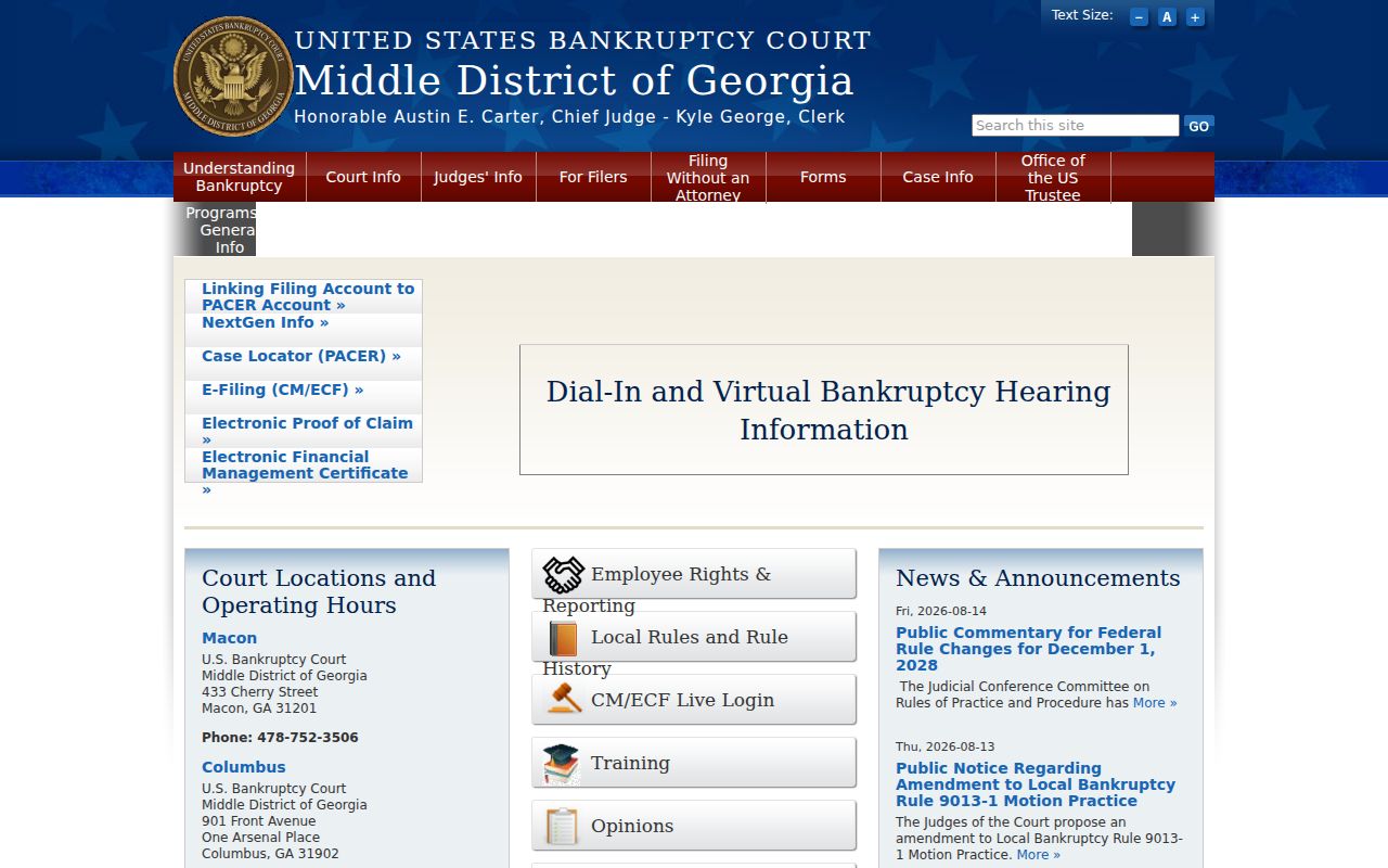 Greene County civil court docket federal bankruptcy route