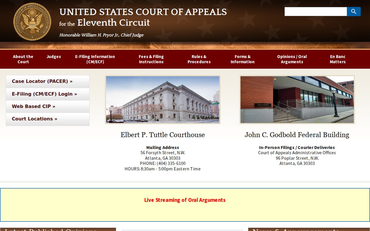 Federal appellate court context distinct from Siloam municipal records